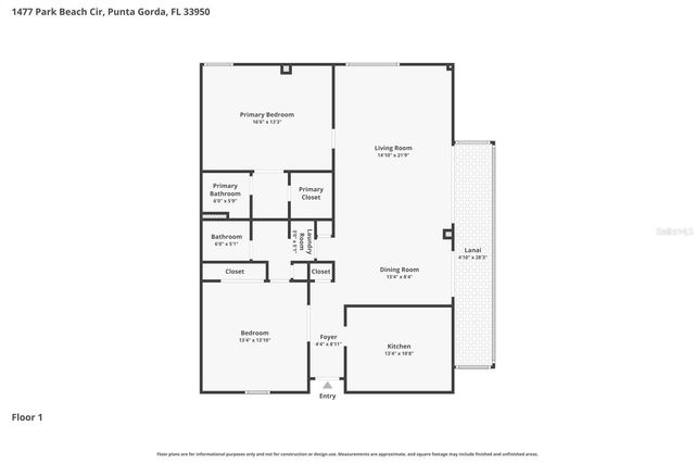 1477 PARK BEACH CIRCLE 13, Punta Gorda, FL 33950