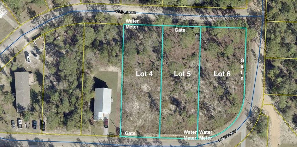 Lots 4-6 W Renoir Road, Defuniak Springs, FL 32433