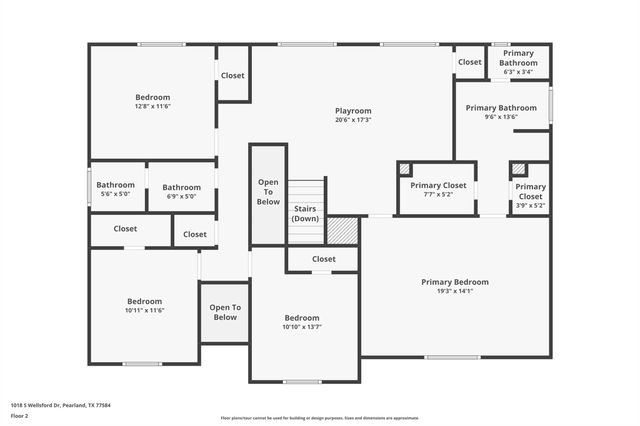 1018 S Wellsford Drive, Pearland, TX 77584