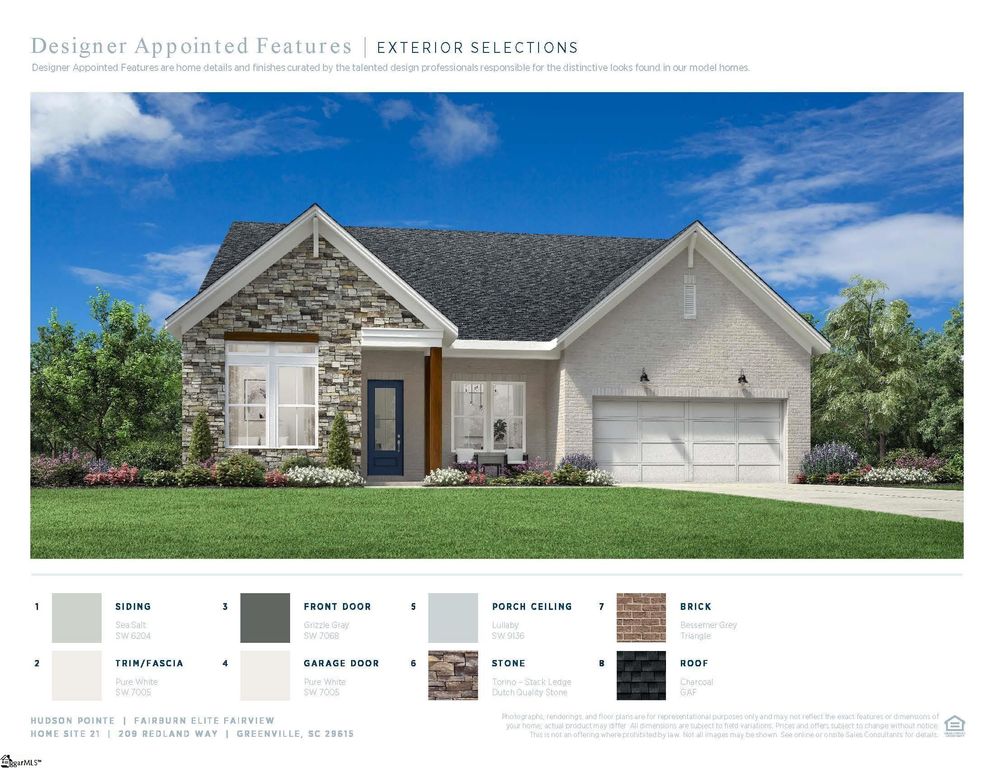 209 Redland Way Lot21 Fairburn Fairview, Greenville, SC 29615