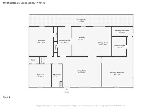 1112 Caprice Drive, Grand Saline, TX 75140