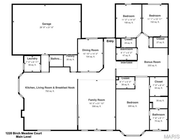 1220 Birch Meadow Court, High Ridge, MO 63049