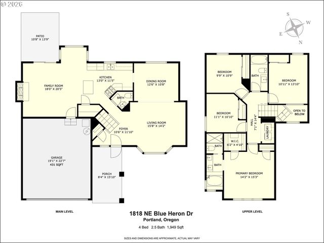 1818 Ne BLUE HERON Dr, Portland, OR 97211