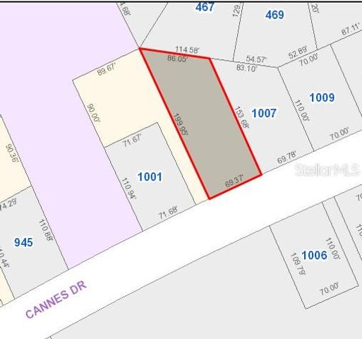 1005 CANNES DRIVE, Kissimmee, FL 34759