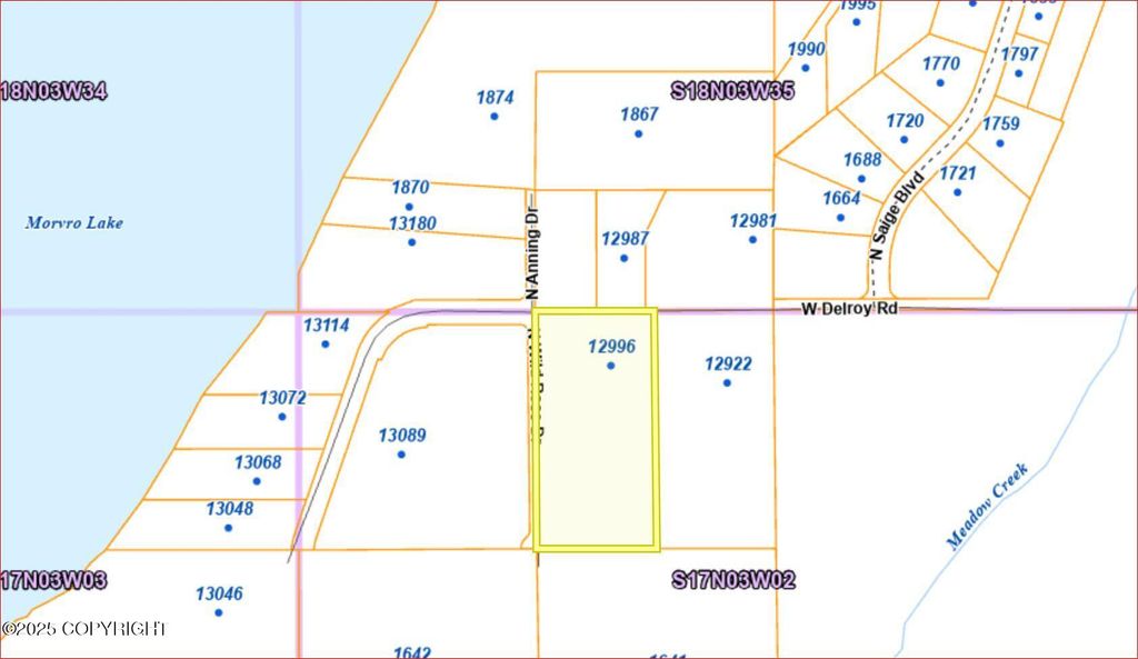 12996 W Delroy Road, Houston, AK 99694