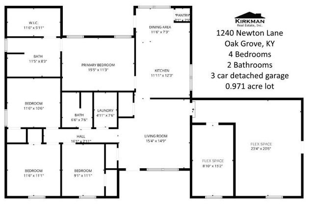 1240 Newton Lane, Oak Grove, KY 42262