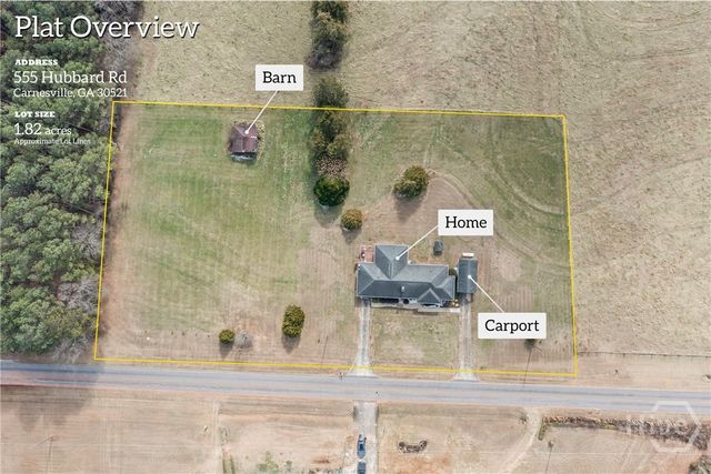 555 Hubbard Road, Carnesville, GA 30521