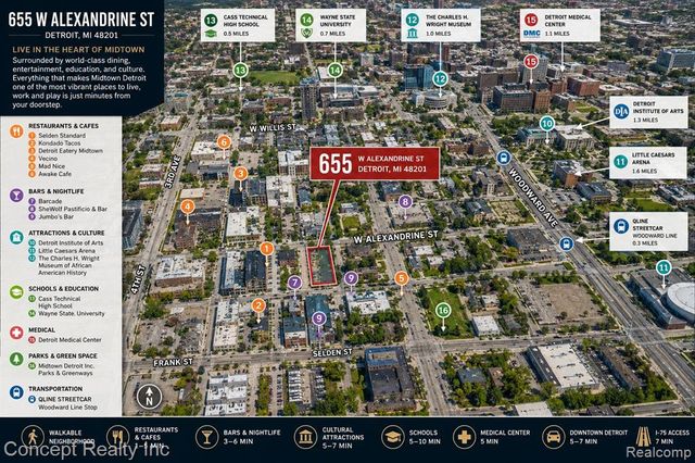 655 W Alexandrine Street, Detroit, MI 48201