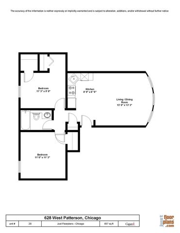 628 W Patterson Avenue 2S, Chicago, IL 60613