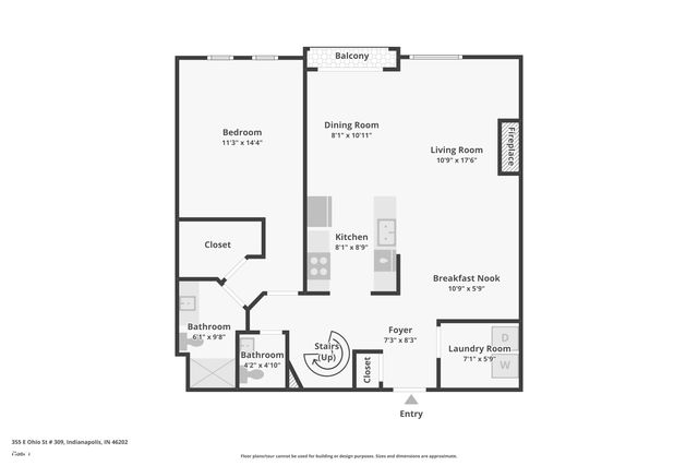 355 E Ohio Street 309, Indianapolis, IN 46204