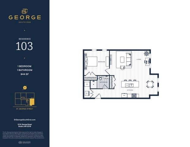 10 St George Street 103, Boston, MA 02118