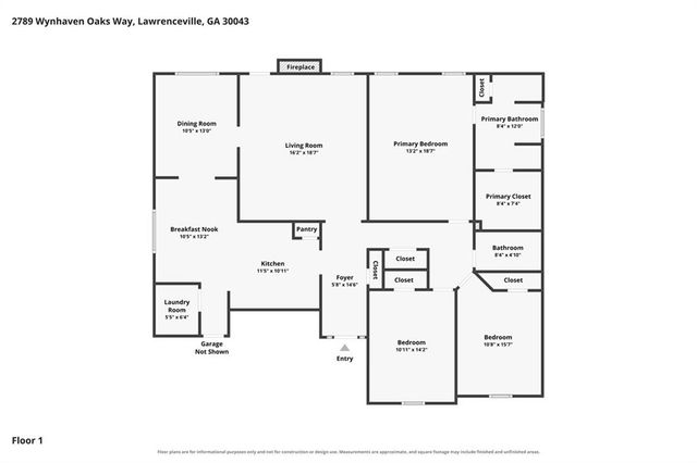 2789 Wynhaven Oaks Way, Lawrenceville, GA 30043