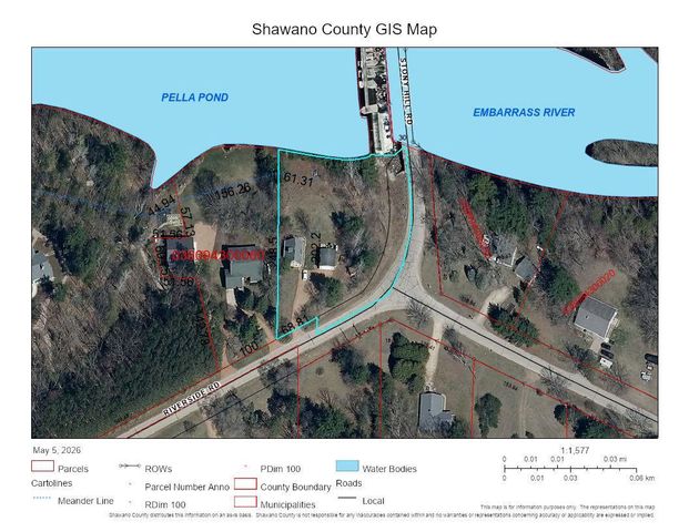W11030 RIVERSIDE ROAD, Marion, WI 54950