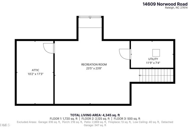 14609 Norwood Road, Raleigh, NC 27614