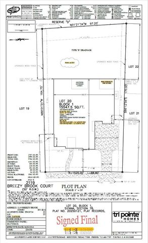 2119 Breezy Brook Court, Missouri City, TX 77459