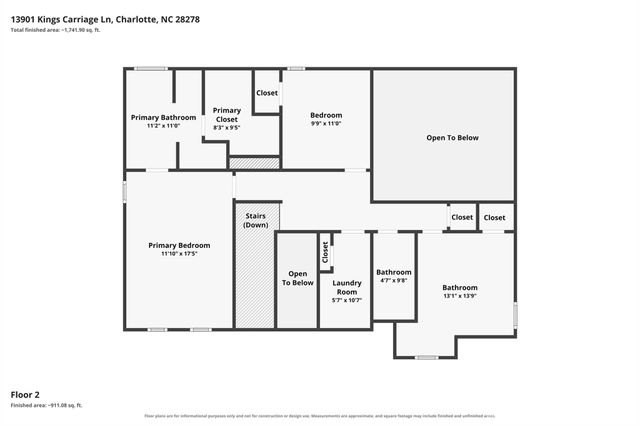13901 Kings Carriage Lane, Charlotte, NC 28278