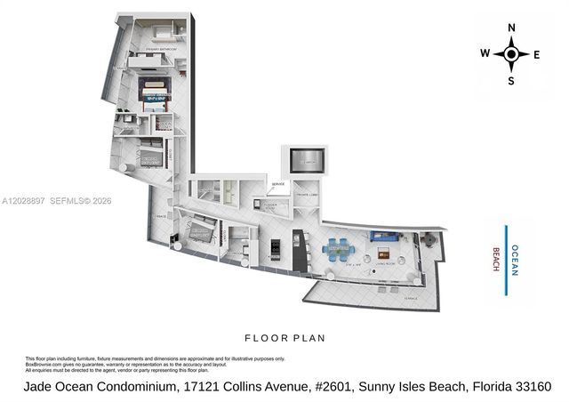 17121 Collins Avenue 2601, Sunny Isles Beach, FL 33160