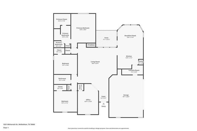 1551 Whiterock Drive, Midlothian, TX 76065