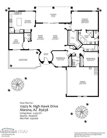 12925 N High Hawk Drive, Marana, AZ 85658