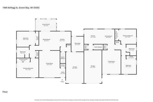 1400 KELLOGG STREET, Green Bay, WI 54303