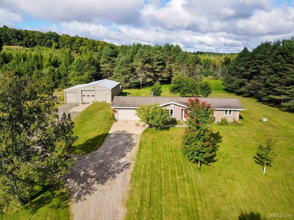 N3700 N Motts Landing Drive, Iron Mountain, MI 49801