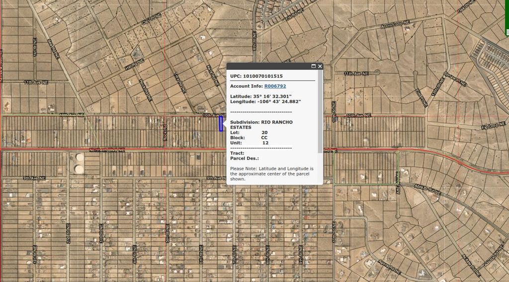 Block CC Lot 20 Unit 12, Rio Rancho, NM 87144