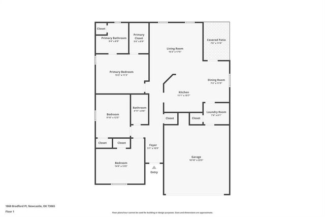 1860 Bradford Place, Newcastle, OK 73065