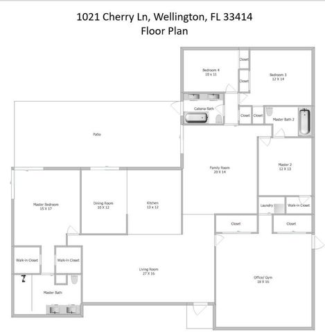 1021 Cherry Lane, Wellington, FL 33414