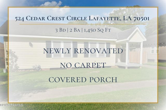 524 Cedar Crest Court, Lafayette, LA 70501