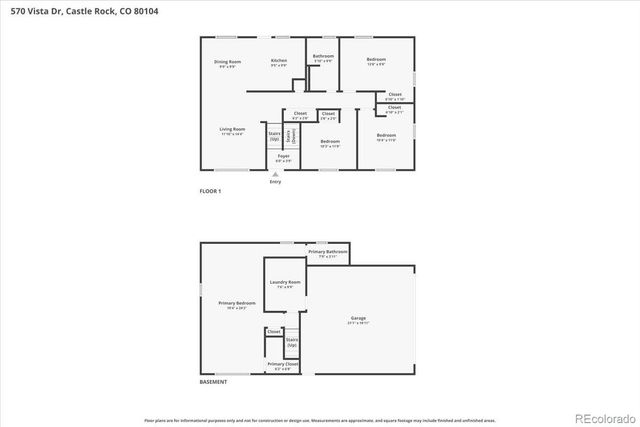 570 Vista Drive, Castle Rock, CO 80104