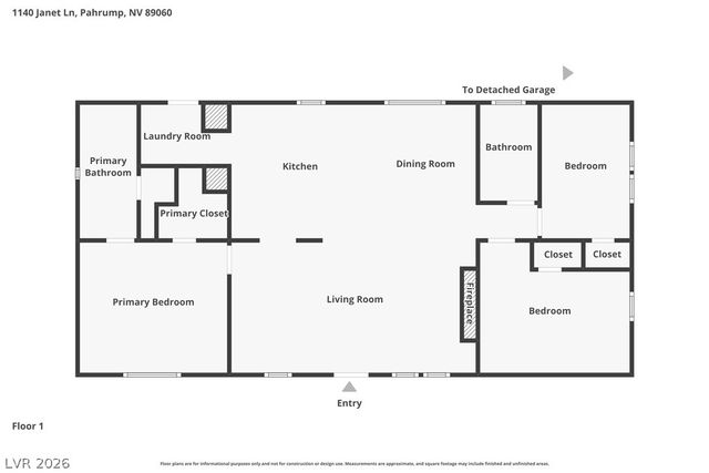 1140 Janet Lane, Pahrump, NV 89060