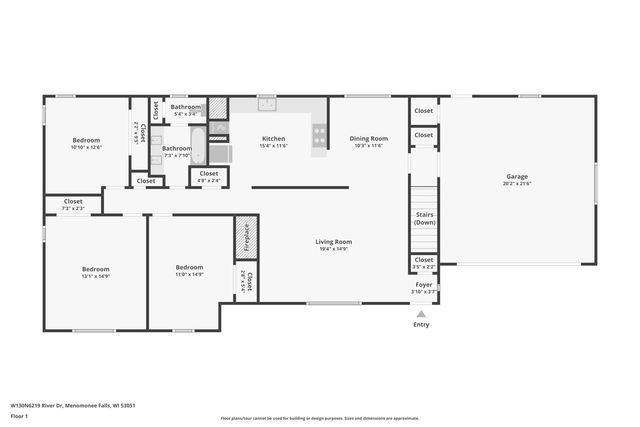 W130N6219 River DRIVE, Menomonee Falls, WI 53051