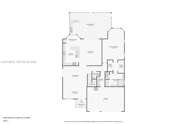 16455 SW 20th Street, Miramar, FL 33027