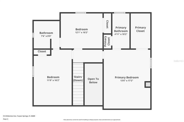 514 WIDEVIEW AVENUE, Tarpon Springs, FL 34689