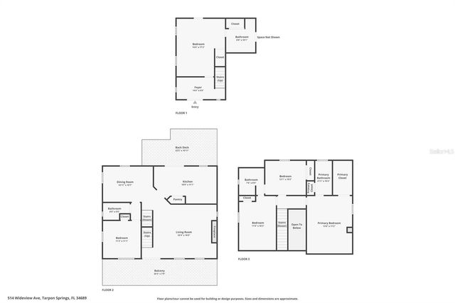 514 WIDEVIEW AVENUE, Tarpon Springs, FL 34689