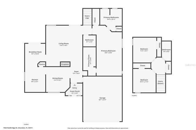 1925 REDBRIDGE DRIVE, Brandon, FL 33511