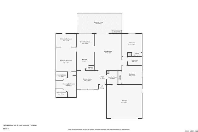 16314 Falcon Hill St, San Antonio, TX 78247