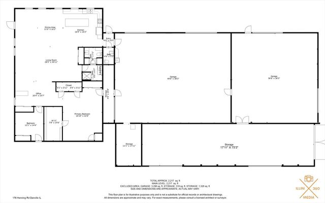 176 S Henning Road, Danville, IL 61832