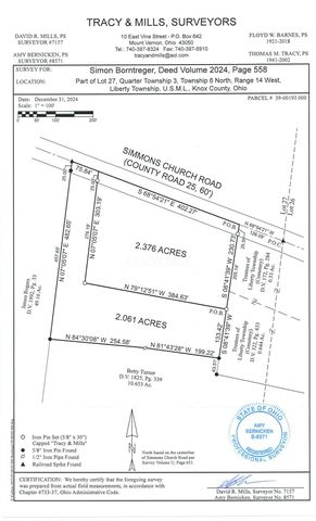 0 Simmons Church Road, Centerburg, OH 43011