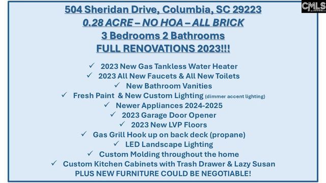 504 Sheridan Drive, Columbia, SC 29223