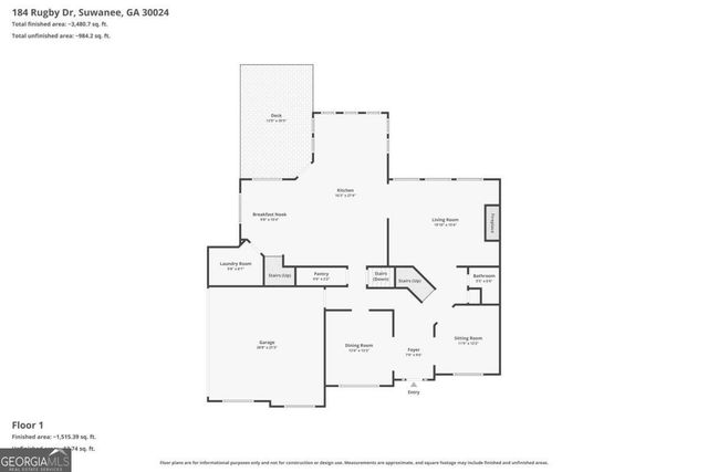 184 Rugby Drive, Suwanee, GA 30024