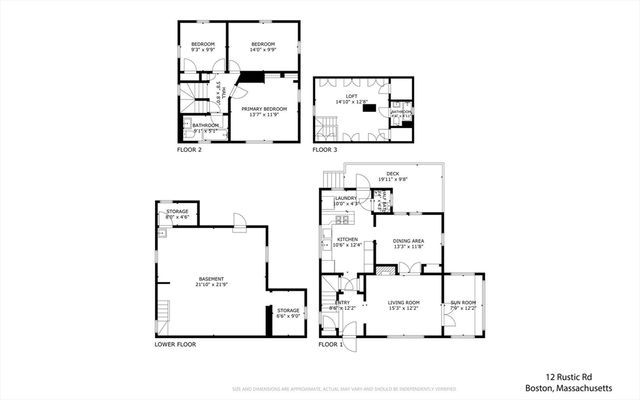 12 Rustic Road, Boston, MA 02132