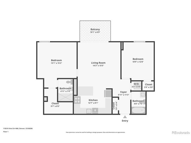 1150 Vine St 806, Denver, CO 80206
