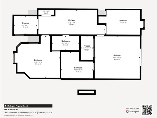 588 Tremont St 1, Boston, MA 02118