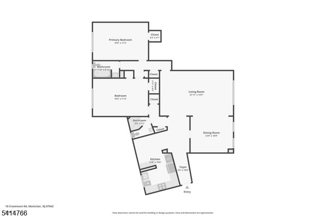 10 Crestmont Road, 1A 1A, Montclair Twp., NJ 07042