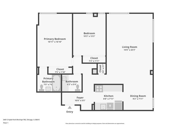 5401 S Hyde Park Boulevard 705, Chicago, IL 60615