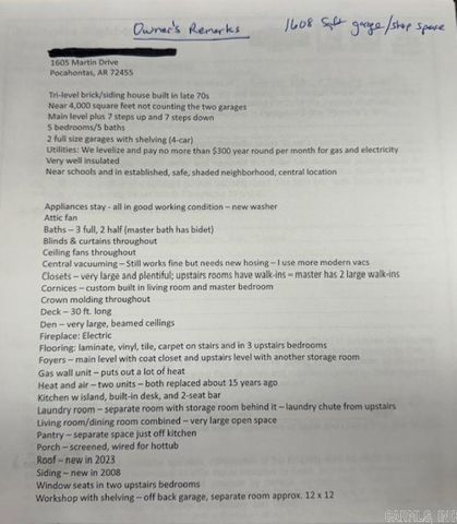 1605 Martin Drive, Pocahontas, AR 72455