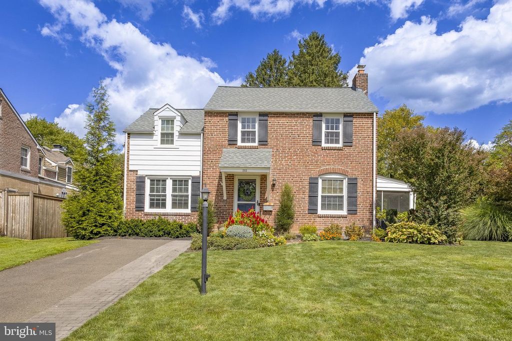 203 LARRIMORE LN, ERDENHEIM, PA 19038 — exterior