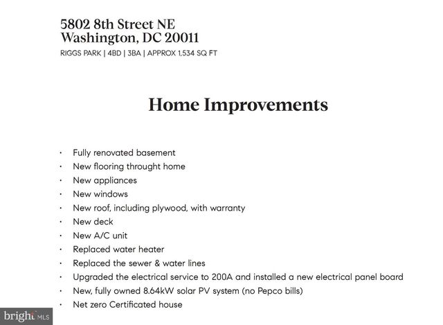 5802 8TH ST NE, Washington, DC 20011