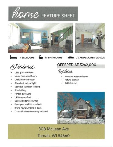 308 McLean Avenue, Tomah, WI 54660